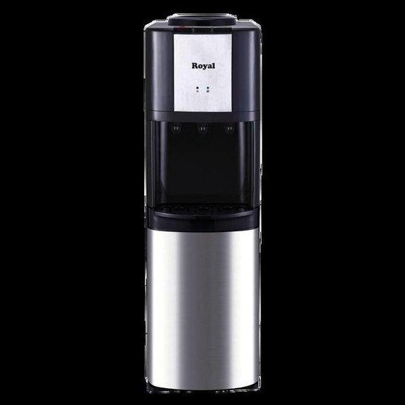 NEW ROYAL RCM327TLIX water dispenser galon atas 3 faucet dengan cabinet