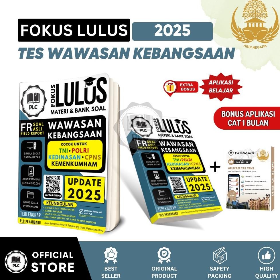 Promooo Buku TWK Tes Wawasan Kebangsaan Terupdate Tni Polri Kedinasan Cpns dan Kemenkumham 2025