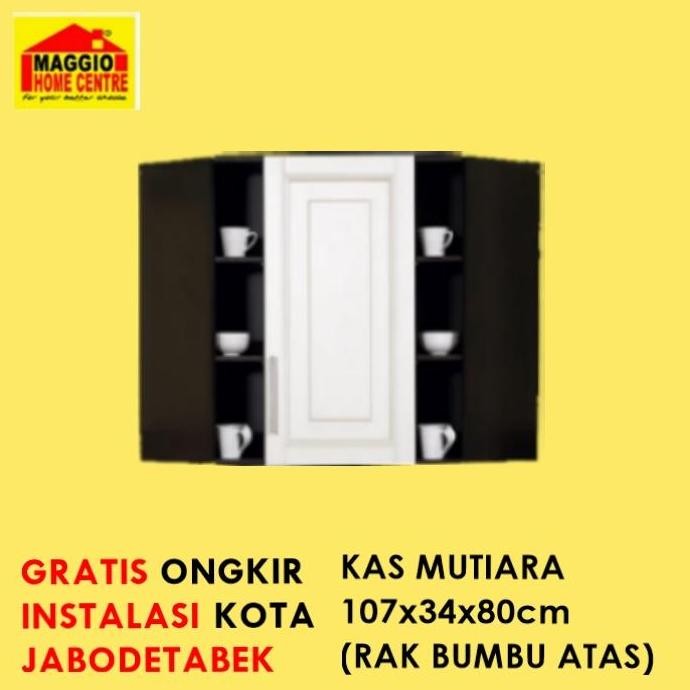 Kitchen Set Minimalis - Lemari Piring Set - Lemari Piring - Rak Piring - Mutiara - Olympic Furniture