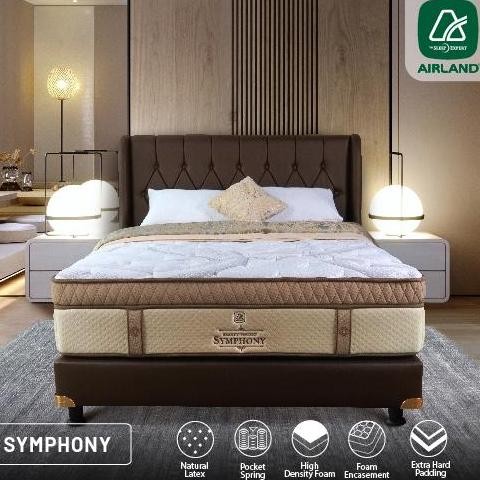 Airland Set Spring Bed Symphony Dengan Divan Dan Sandaran