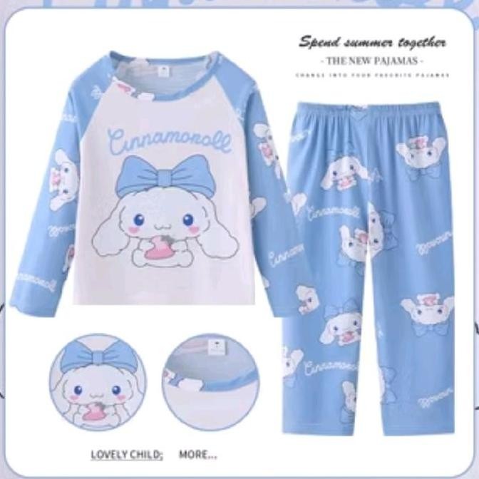 (Allthebest) Piyama cinnamoroll anak baju tidur anak cinnamoroll cute