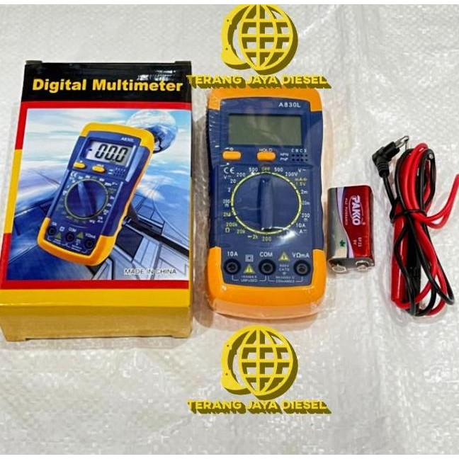Digital Multimeter Multitester Avometer A830L Buzzer Terbaik