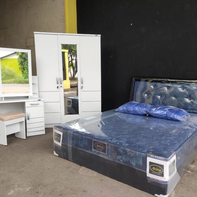 Satu Set Kamar Divan Springbed Lemari Dan Meja Rias Terlaris