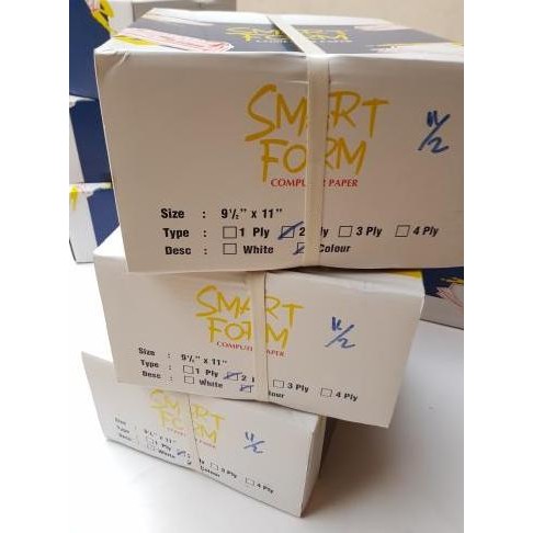 

TERMURAH - Continuous Form 2 ply/2 ukuran 9.511 SMART FORM. K2 cacah 2