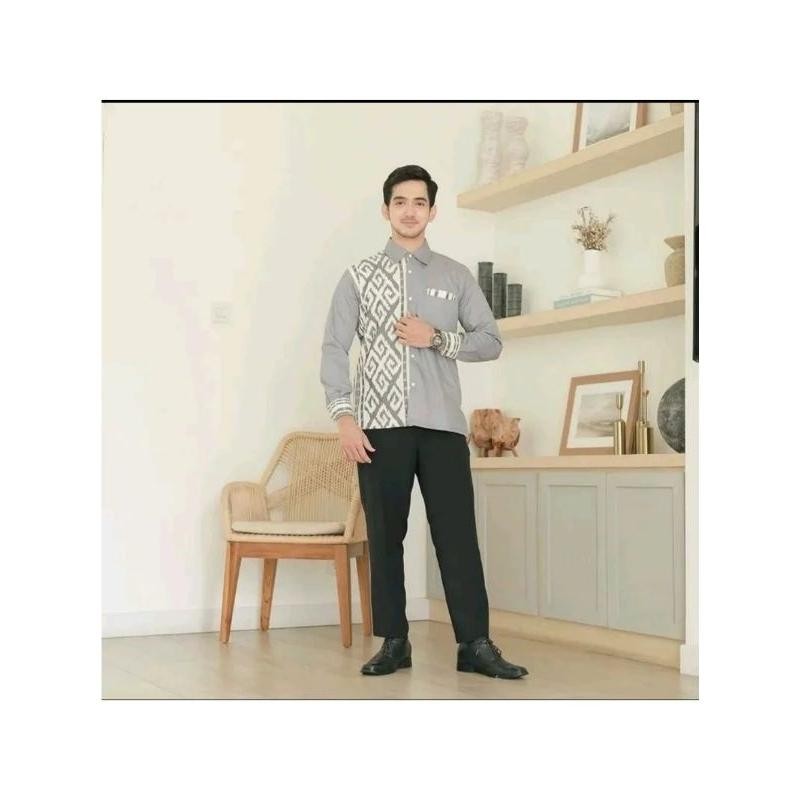 Bsh Couple Tenun - Baju Couple Tenun - Couple Tenun Keluarga - Sarimbit Tenun - Gamis Muslim Terbaru