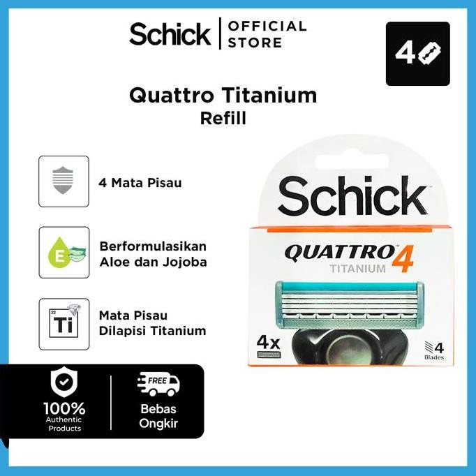 Schick Alat Cukur Quattro Titanium Refill