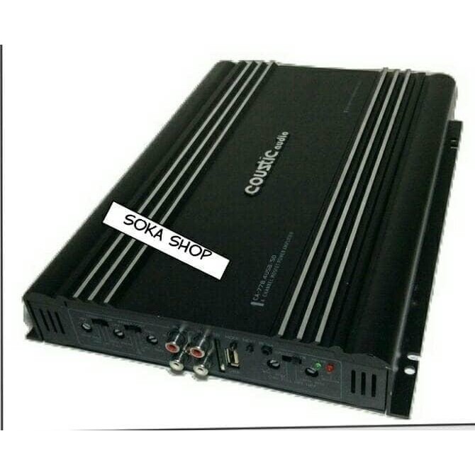 Power Amplifier COUSTIC 4 channel mosfet with USB/SD Input