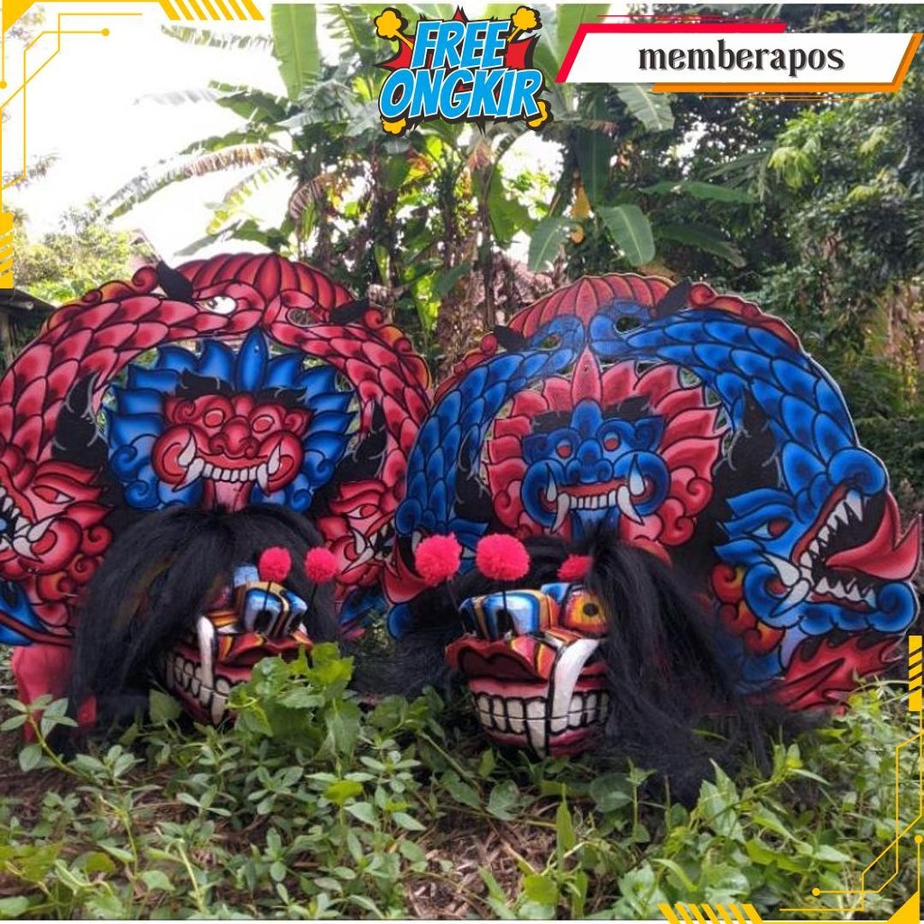 Mainan Tradisional Barongan Telon|Barongan Devil|Barongan Anak|Barongan Dewasa|Barongan Kayu|Baronga