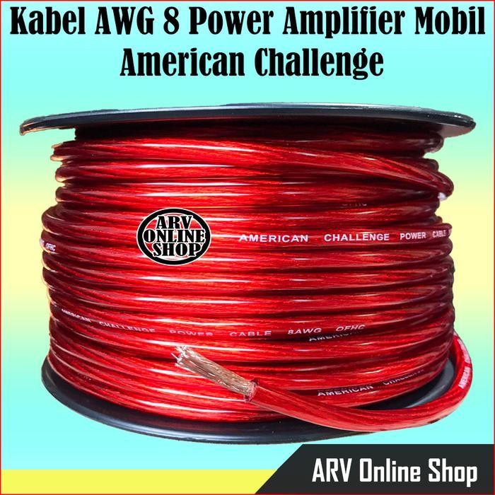 Kabel Power Amplifier Mobil AWG 8 Hight Quality Serabut Tebal Instalasi Sound System Car Audio