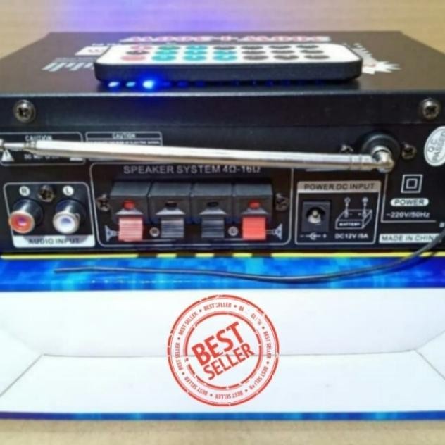 AMPLIFIER MINI KARAOKE BETAVO BT-640-B BLUETOOTH AC/DC