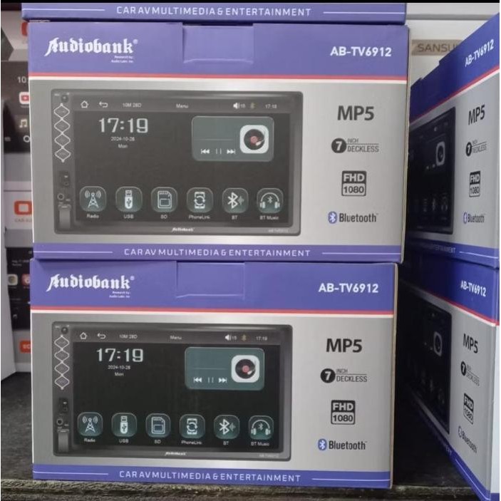 Headunit MP5 Deckless 7 Inch Audiobank AB-TV6912