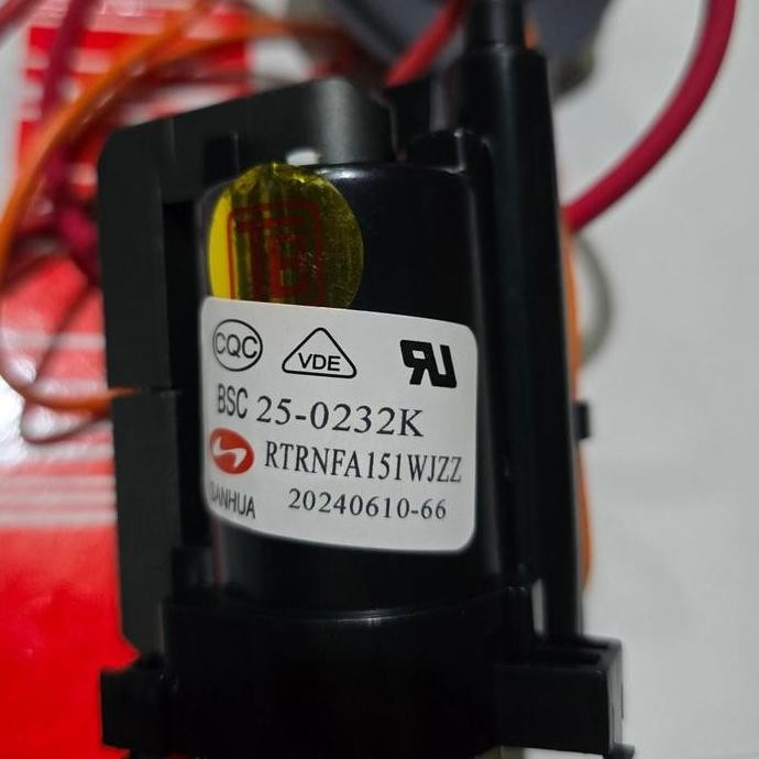 SIAP KIRIM FLYBACK SHARP BSC25-0232K FA151WJZZ - PLAYBACK TV SLIM SHARP 21 INCI ORIGINAL