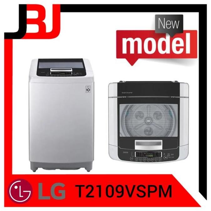 Mesin Cuci LG 9kg T2109VSPM Top Loading T2109 washer 1 tabung LG T2109