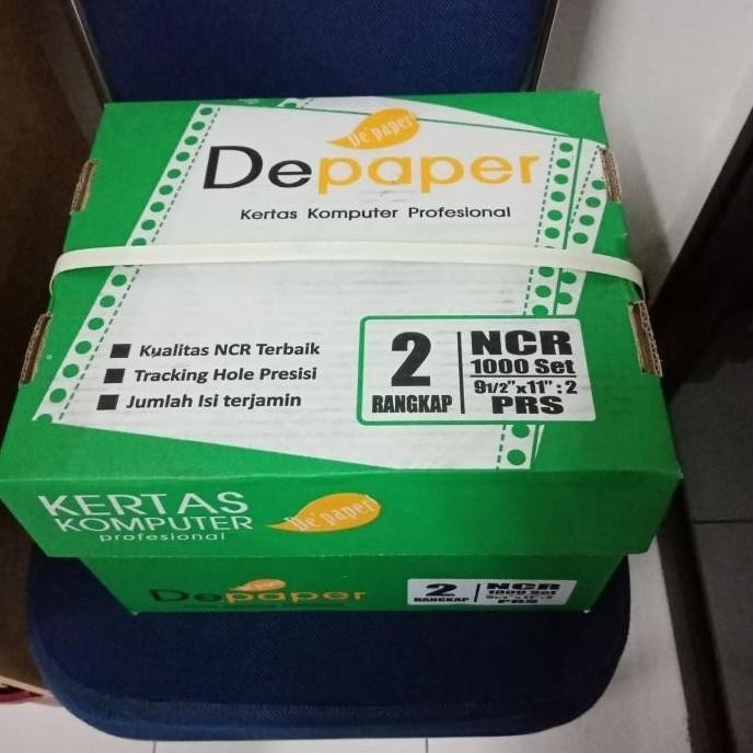 

2 Ply : 2 Prs Warna Kertas Continuous Form Depaper 9 1/2 x 11