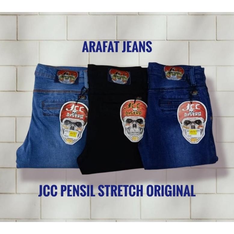 DV2 }} CELANA JCC PENSIL ORIGINAL PANJANG PRIA STRETCH DISTRO