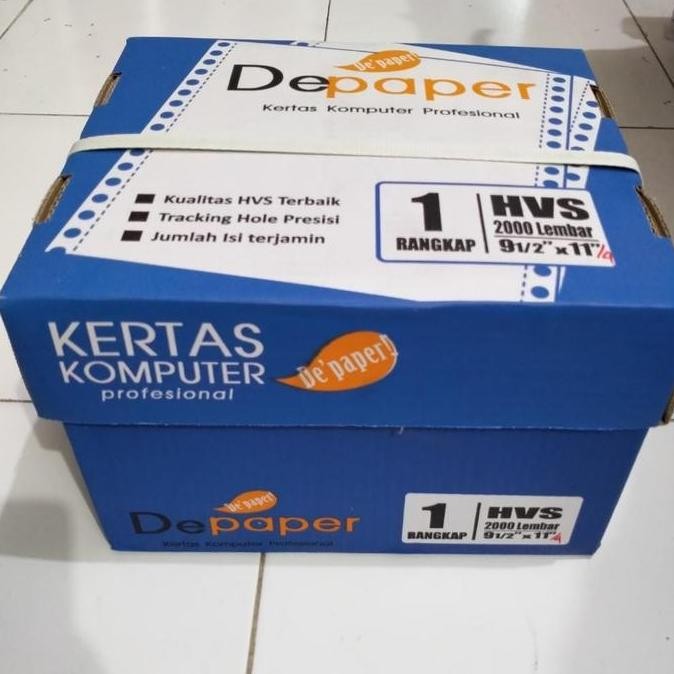

Kertas Continuous PPOB 1ply 9,5x11"/4 (Bagi Empat Sejajar)