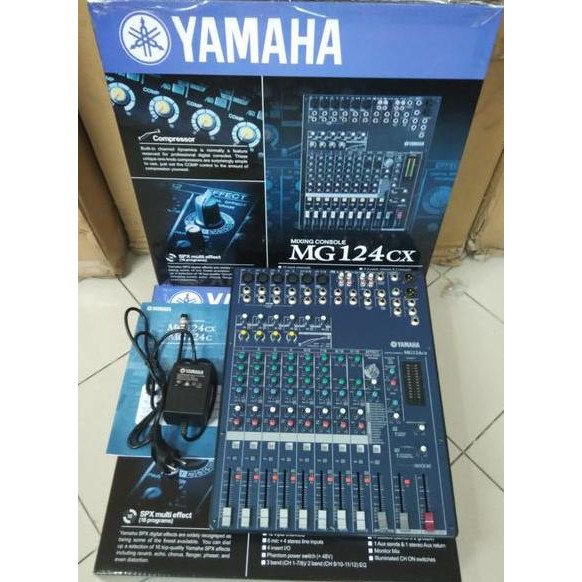 TERBARU - Mixer 12ch Yamaha Mg-124cx