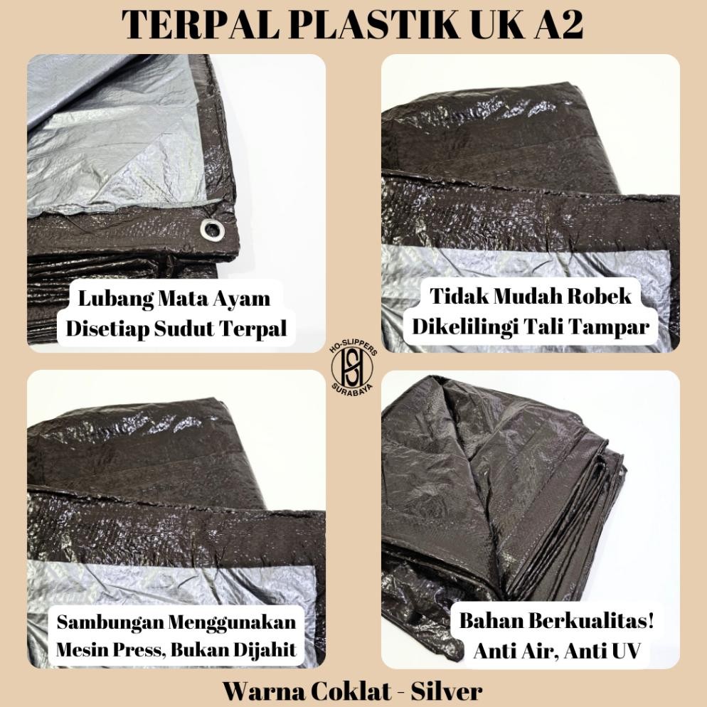 Original Terpal A2 Uk 3X5 4X4  / Terpal Plastik / Terpal A2 Bu-100