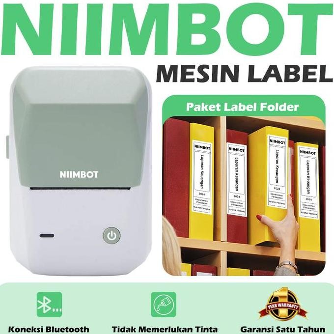 

Paket Kertas Label Folder Khusus untuk Mesin Label Termal NIIMBOT B1 - Kertas Label Kantor Ramah Lingkungan, untuk Pengelolaan Dokumen