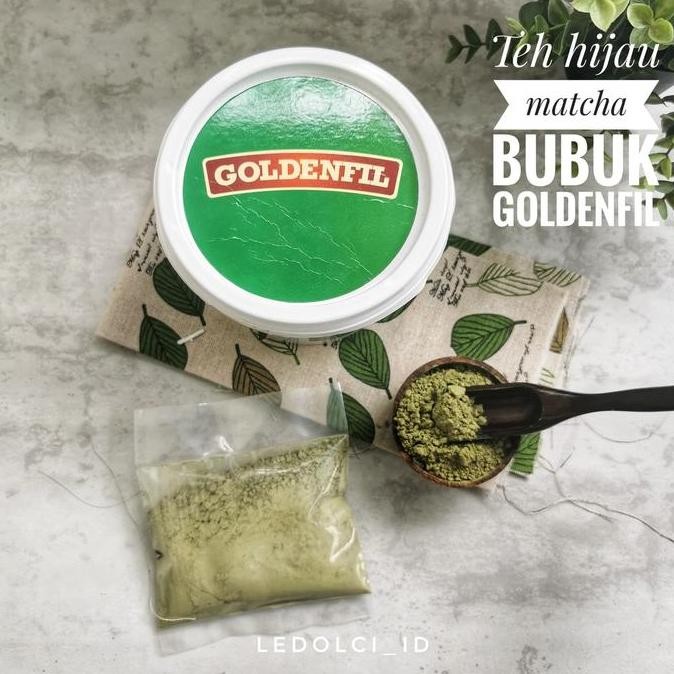 

Goldenfil Matcha Powder Matcha Teh Hijau Bubuk Kemasan Kecil 50 Gram (Mine)