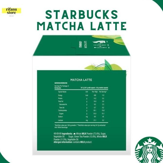 Nescafe Dolce Gusto Starbucks Matcha Latte Capsule (Mine)