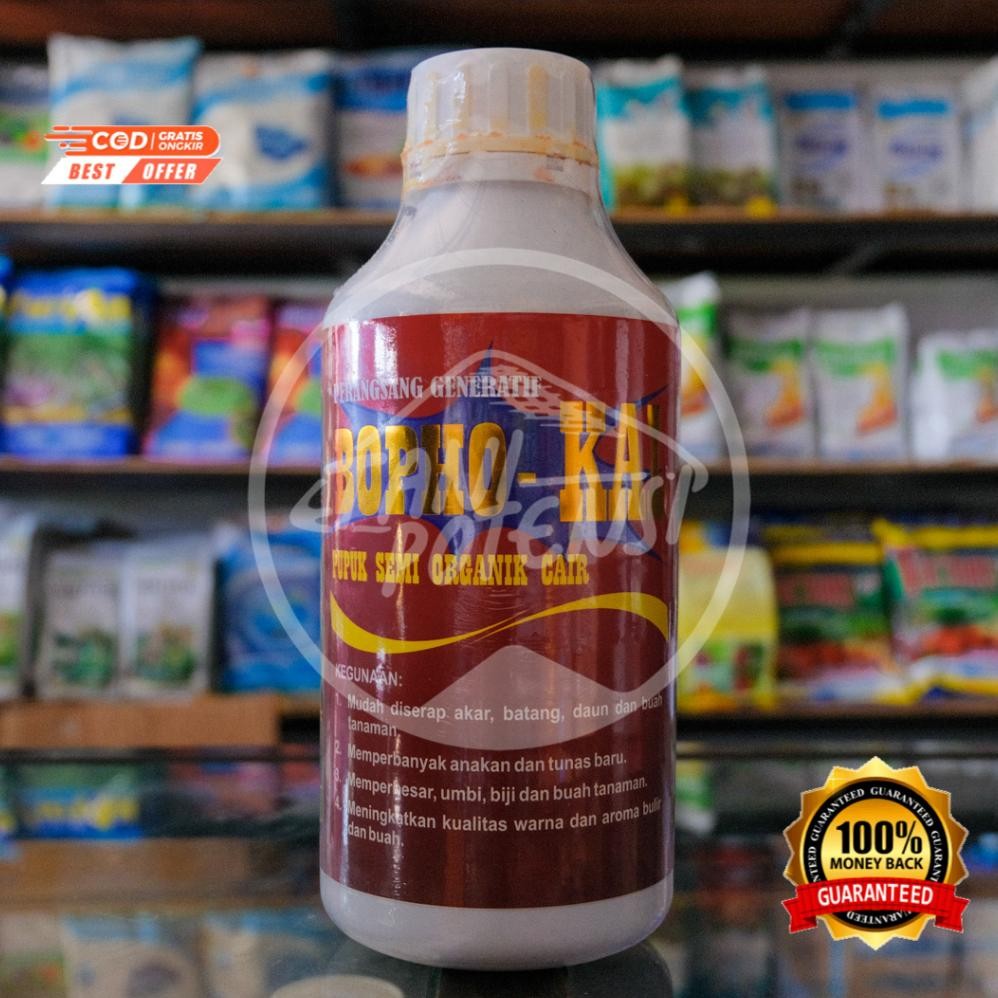 Ll_12 Bopho-Kal (Pupuk Pembesar Buah Semi Organik) 1 Liter Original 100% Ol-133