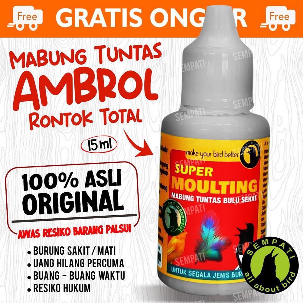 SEMPATI Vitamin Burung Super Moulting Nutribird Obat Burung Mabung Ngurak Nyulam Rontok Bulu Supleme