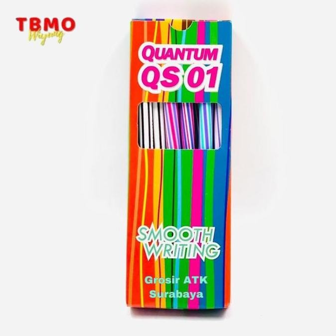 

Inner Isi 12Pack Bolpen Quantum Qs01 Standard Black