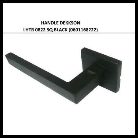HANDLE DEKKSON LHTR 0822 SQ BLACK Handle Tuas Pintu Hitam LHTR BLACK