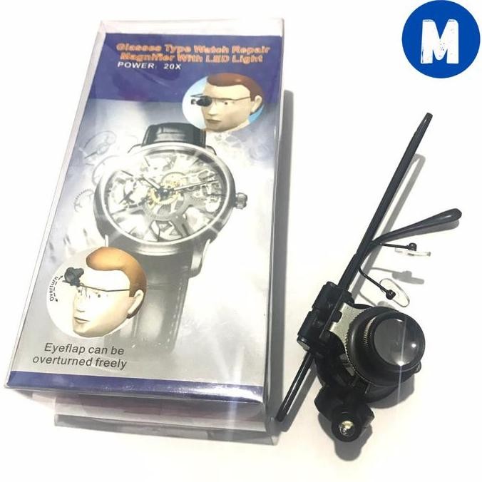 

Eye Loop Kaca Mata Pembesar Untuk Alat Bantu Servis Jam Tangan 20 X