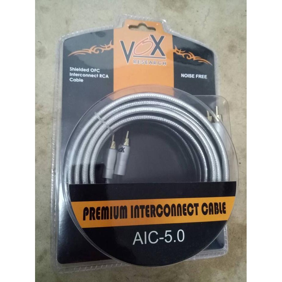 CABLE RCA VOX / KABEL AIC 5.0 / Kabel Rca Terbaik Berkualitas