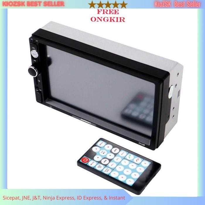 Taffware Audio Mobil Tape Media Player MP5 Bluetooth Touch Screen - 7010B Terbaik Berkualitas