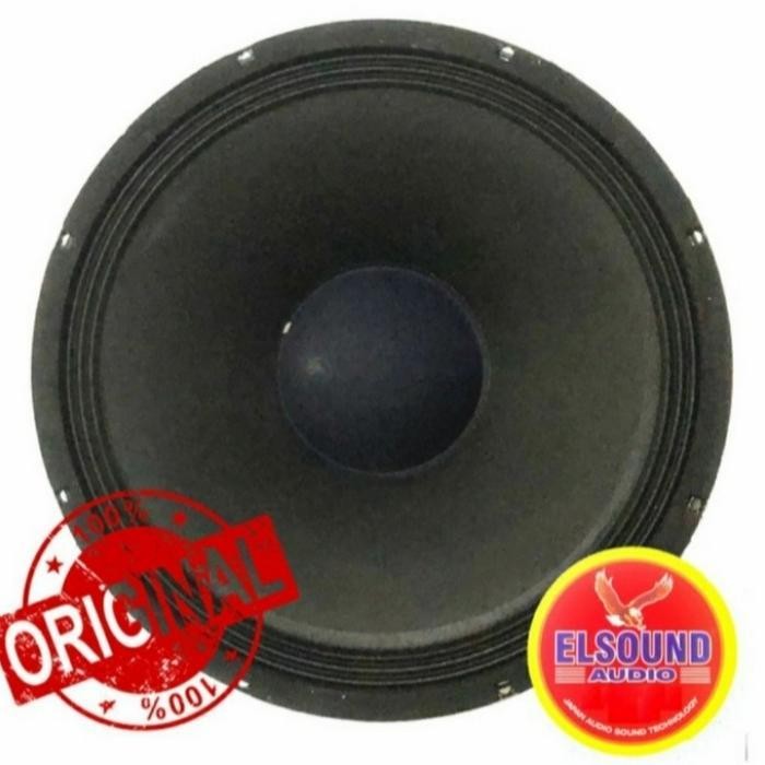 Speaker elsound 15inch woofer black seri Speaker 8ohm mask 450watt Terbaru Berkualitas