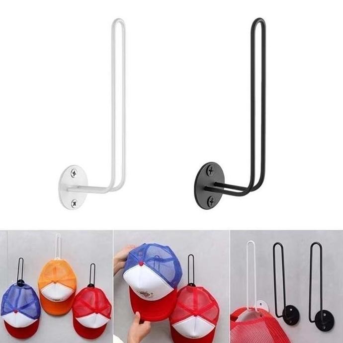 Rak Topi Dinding Tempel Rak Buat Topi Rak Pajangan Topi Space Saving Penyimpanan Topi Gantungan Topi