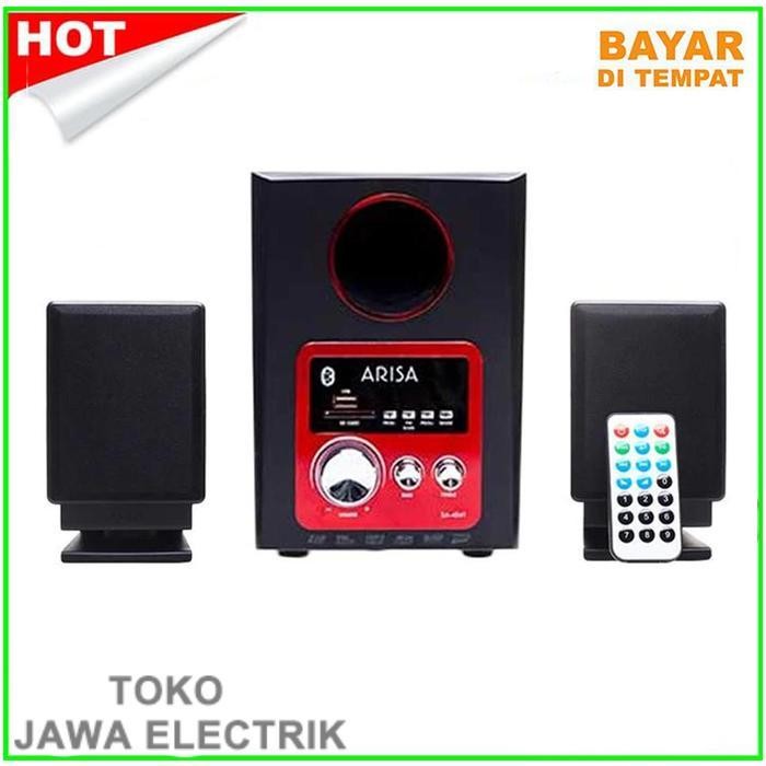 Arisa Sa-4041 Speaker Multimedia Player Usb Mp3-bluetooth - Merah Terbaru Berkualitas