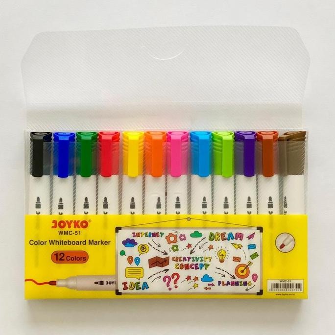 

Spidol Joyko Color Whiteboard Marker 1 Set