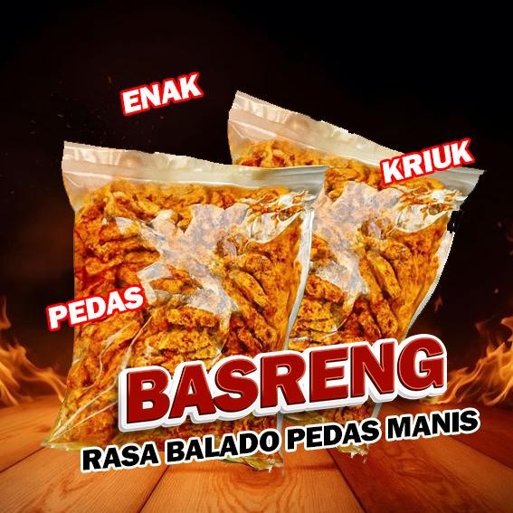 

Basreng Original Pedas Daun Jeruk Viral 1KG Cemilan Sultan Cianjur Snack Sajodo Jajanan Kenangan