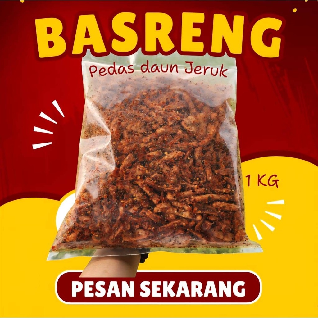 

Basreng Original Pedas Daun Jeruk Viral 1KG Cemilan Sultan Cianjur Snack Ngabret Harga Grosir Agen