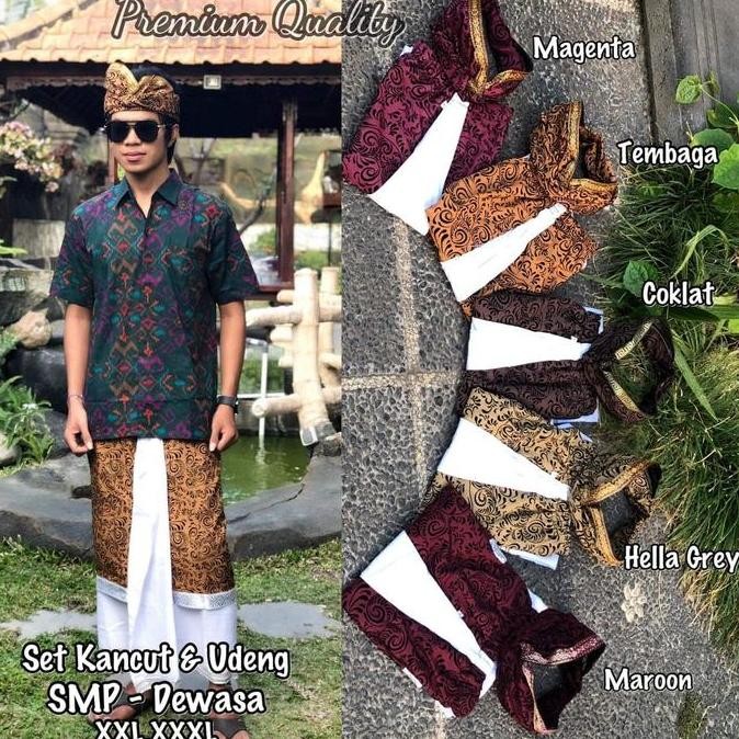 (Allthebest) Kamen saput pakaian adat bali pria sudah jadi