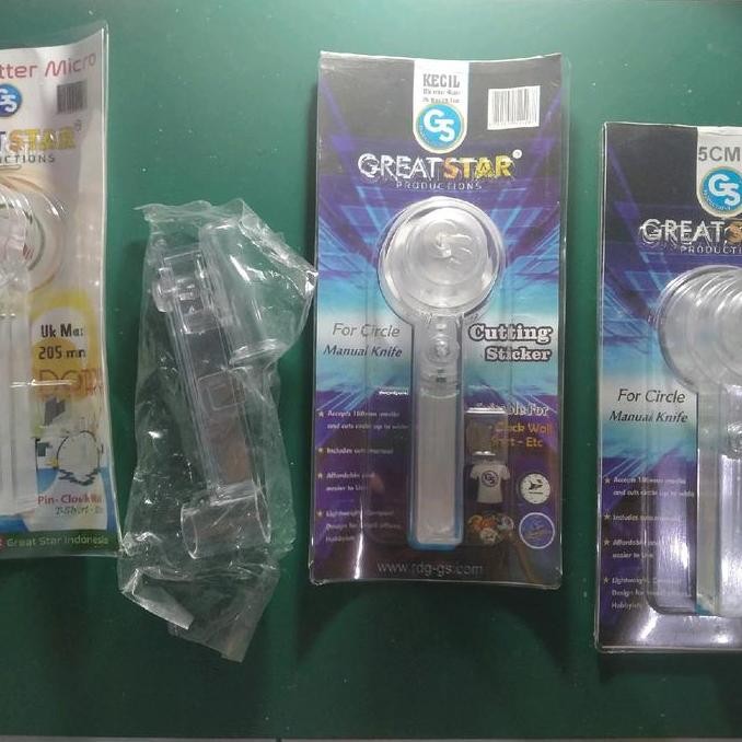 

Terlaris! Alat Potong Bulat Lingkaran Multifungsi Pin Ganci Kertas Stiker - Circle Cutter