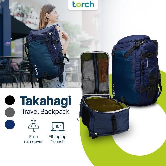 Torch Ransel Punggung Travelling - Travel Backpack Takahagi 40 L PBS