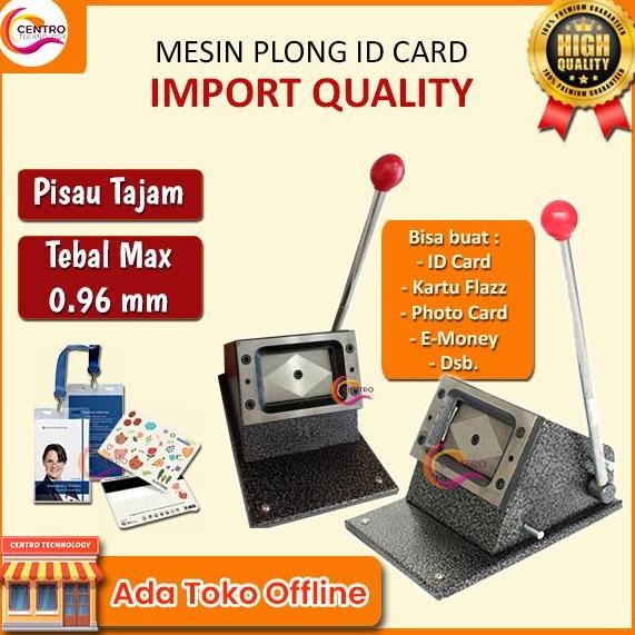 

Terbaru! Mesin Pemotong /Pon / Plong Pvc Id Card Import Tajam (Dijamin Puas)
