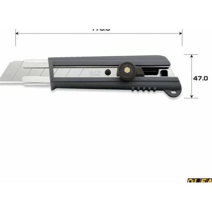 

Pisau Cutter 25 Mm 151Bg Olfa Non-Slip Elastomer Grip Knife