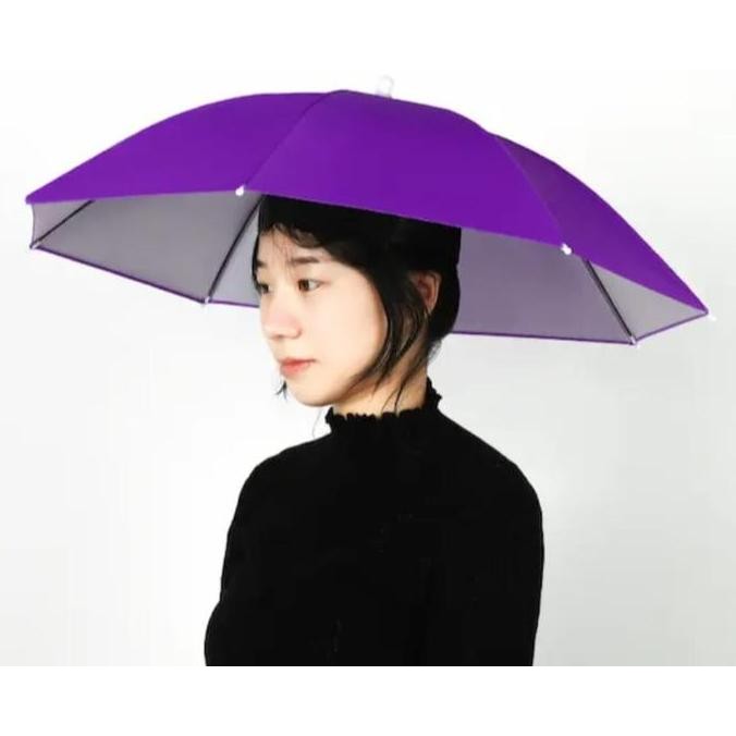 (Allthebest) Payung kepala/payung Anti UV/payung serbaguna untuk anak atau dewasa/payung umbrella im