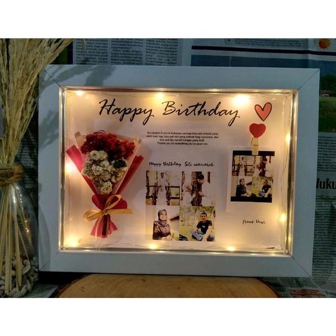 DRIED FLOWER IN FRAME 20X28CM KADO WEDDING KADO NIKAHAN CUSTOM KADO PERNIKAHAN KADO WISUDA PACAR KAD