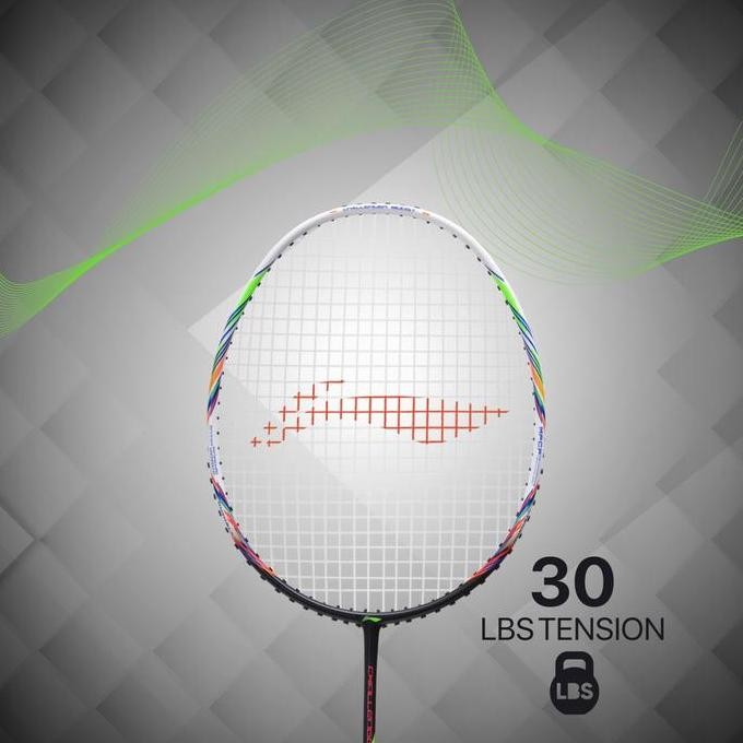 Sale Promo Raket Raket Badminton Lining Challenger 15 Boost Black White - Raket Badminton Original K