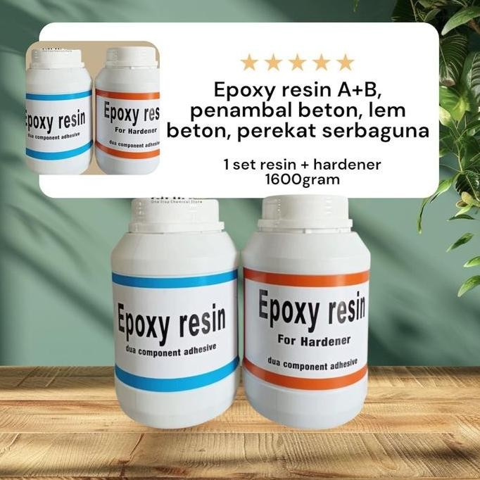 Promo Epoxy Resin A+B Lem Material Penyambung beton COD