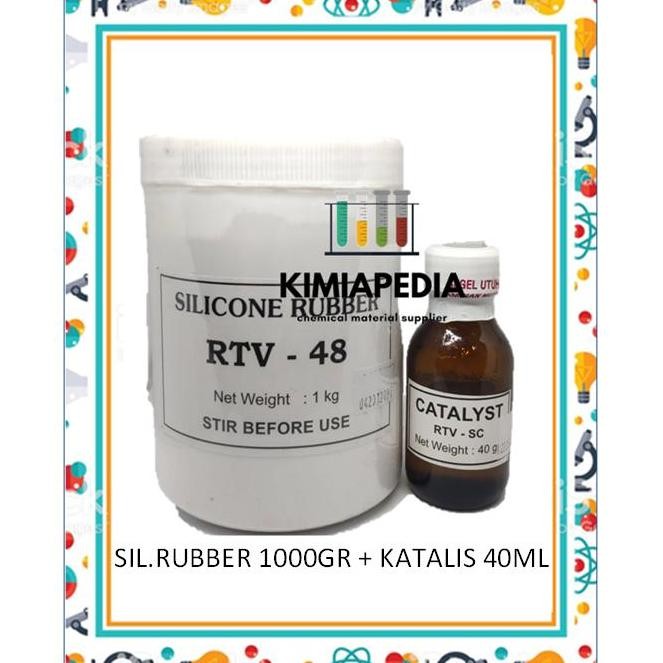 Promo Cetakan Silikon Karet / Silicon / Silicone Rubber RTV48 RTV - 48 1Kg COD