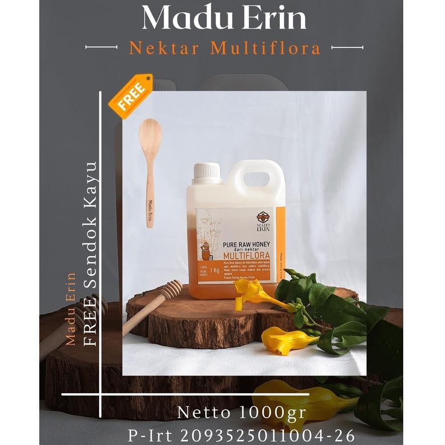 

(Terbaru) Madu Asli 1kg Nektar Bunga, terbukti uji Lab standar SNI | Madu Erin (Terlaris)
