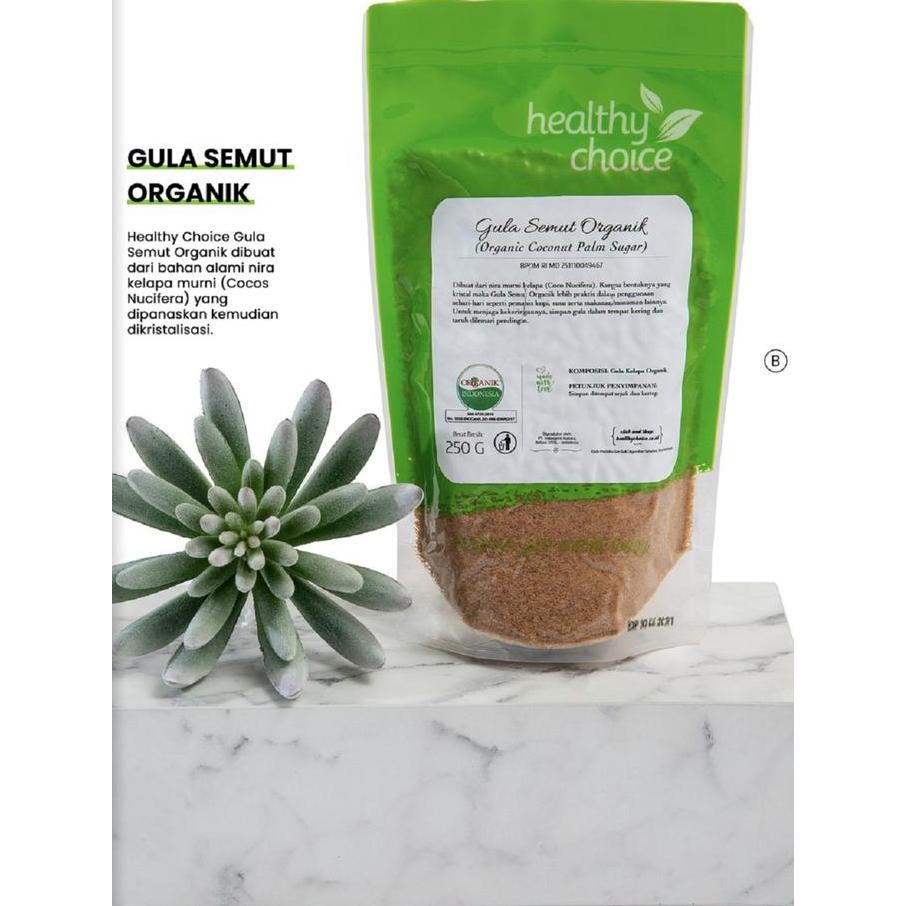 

Baru Healthy Choice Gula Semut Organik - Gula Kelapa Bubuk Halus Natural 1kg